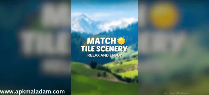 match tile scenery game